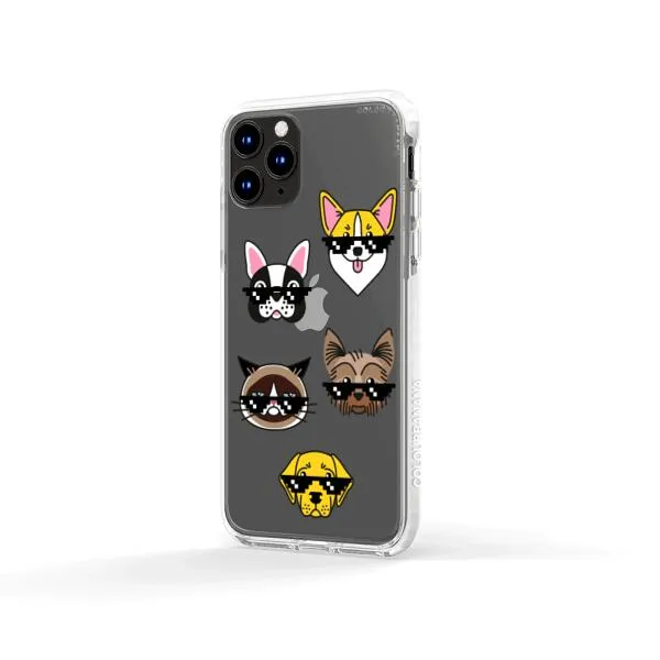 iPhone Case -  Dogs With Glasses