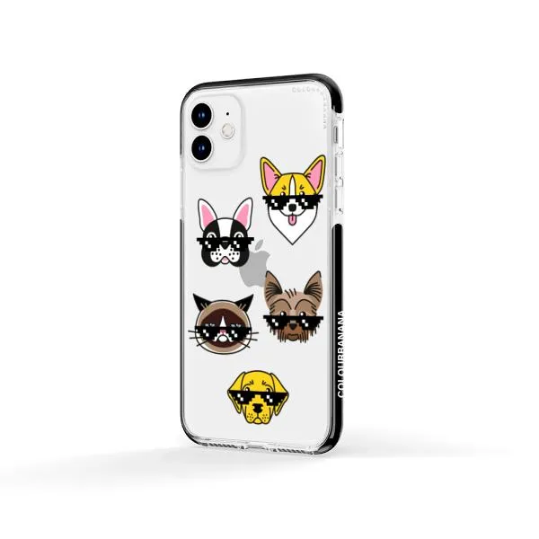 iPhone Case -  Dogs With Glasses
