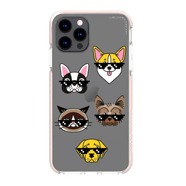 iPhone Case -  Dogs With Glasses