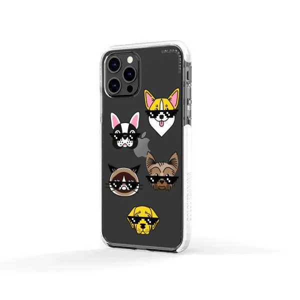 iPhone Case -  Dogs With Glasses