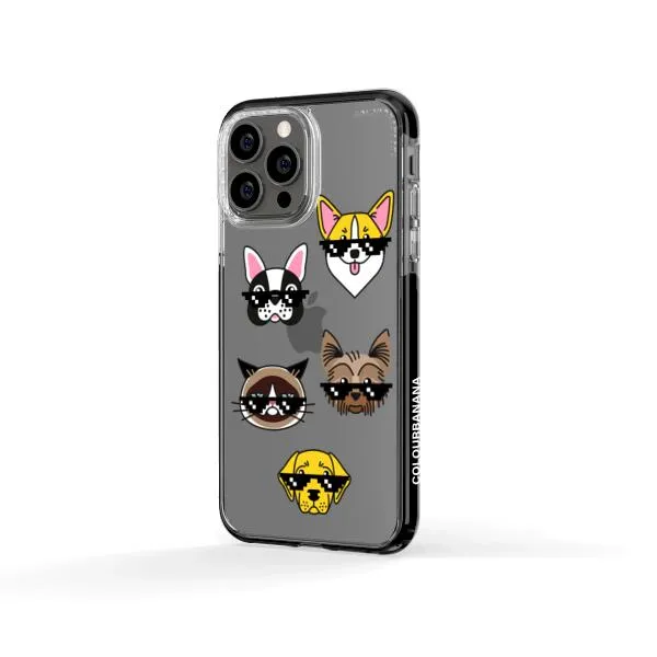 iPhone Case -  Dogs With Glasses