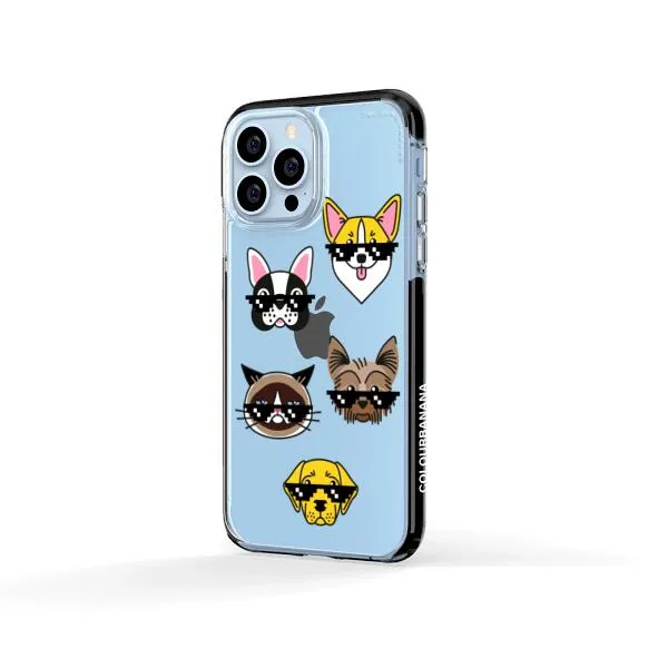 iPhone Case -  Dogs With Glasses