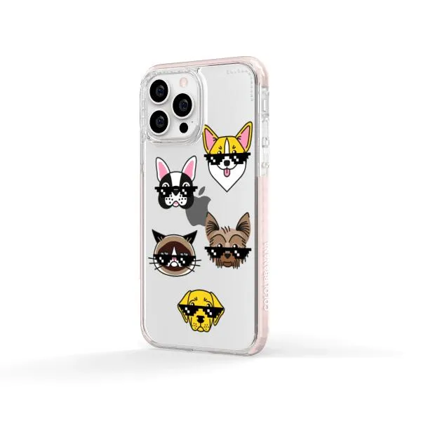 iPhone Case -  Dogs With Glasses