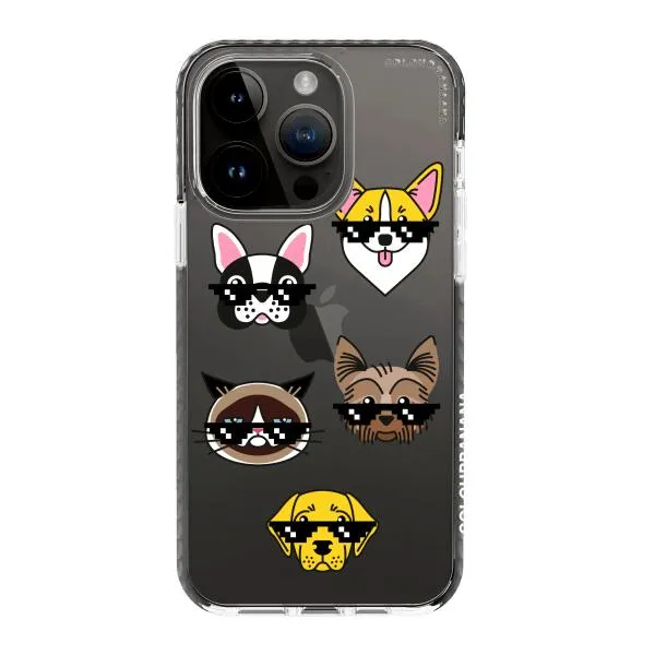 iPhone Case -  Dogs With Glasses