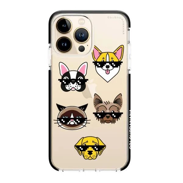 iPhone Case -  Dogs With Glasses
