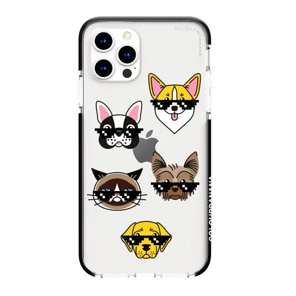 iPhone Case -  Dogs With Glasses