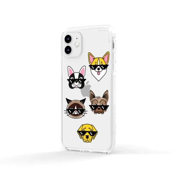 iPhone Case -  Dogs With Glasses