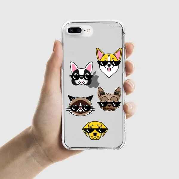 iPhone Case -  Dogs With Glasses