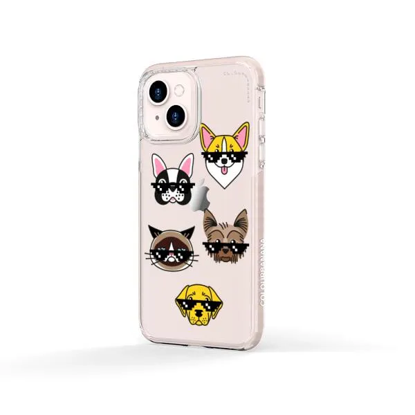 iPhone Case -  Dogs With Glasses