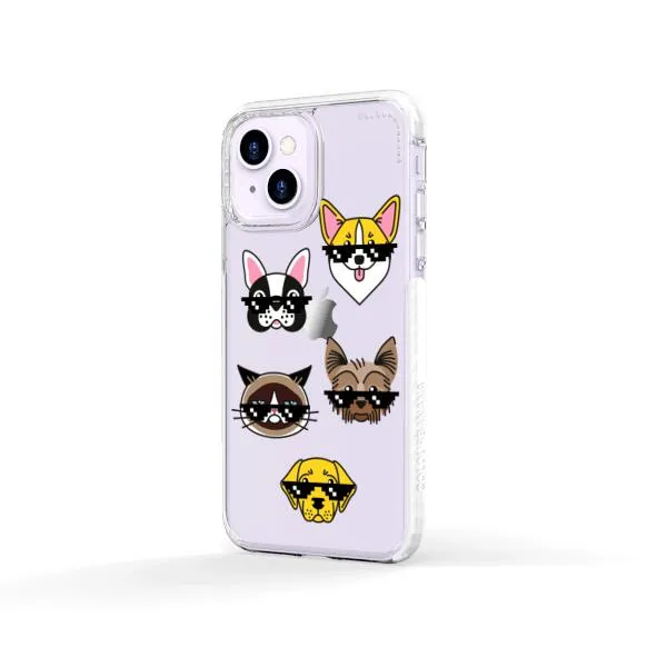 iPhone Case -  Dogs With Glasses