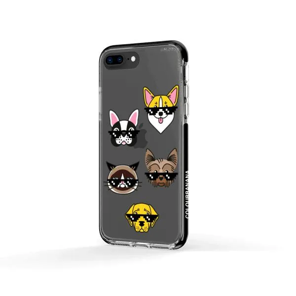 iPhone Case -  Dogs With Glasses