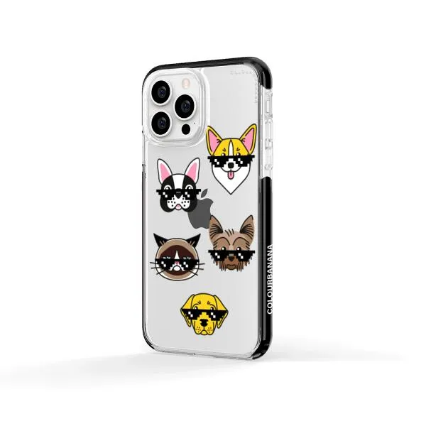 iPhone Case -  Dogs With Glasses