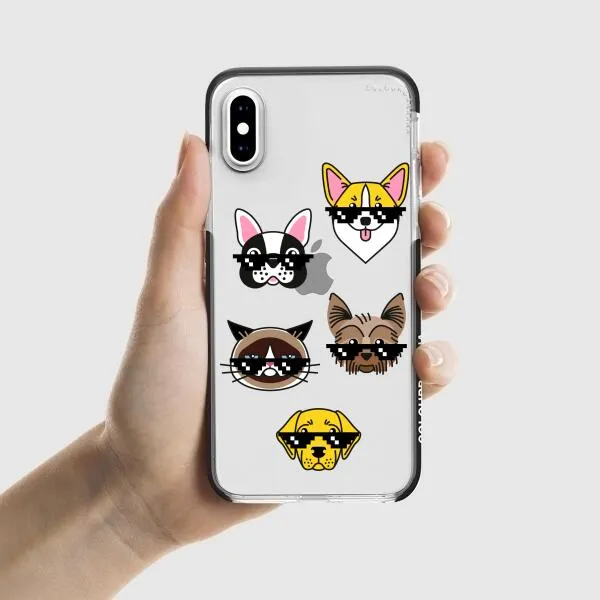 iPhone Case -  Dogs With Glasses
