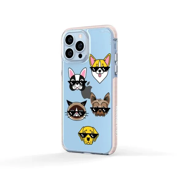 iPhone Case -  Dogs With Glasses