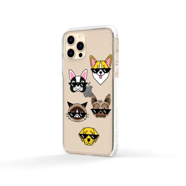 iPhone Case -  Dogs With Glasses