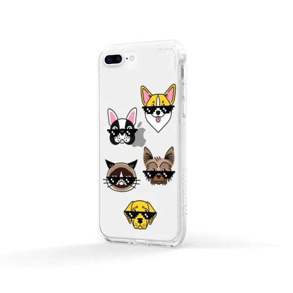 iPhone Case -  Dogs With Glasses