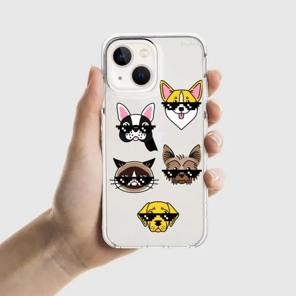 iPhone Case -  Dogs With Glasses