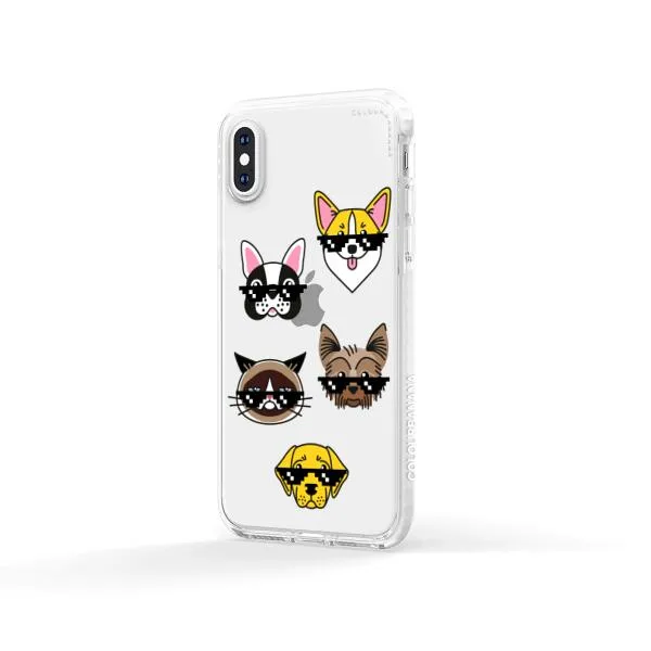 iPhone Case -  Dogs With Glasses