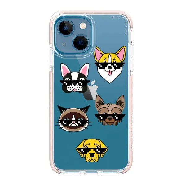 iPhone Case -  Dogs With Glasses