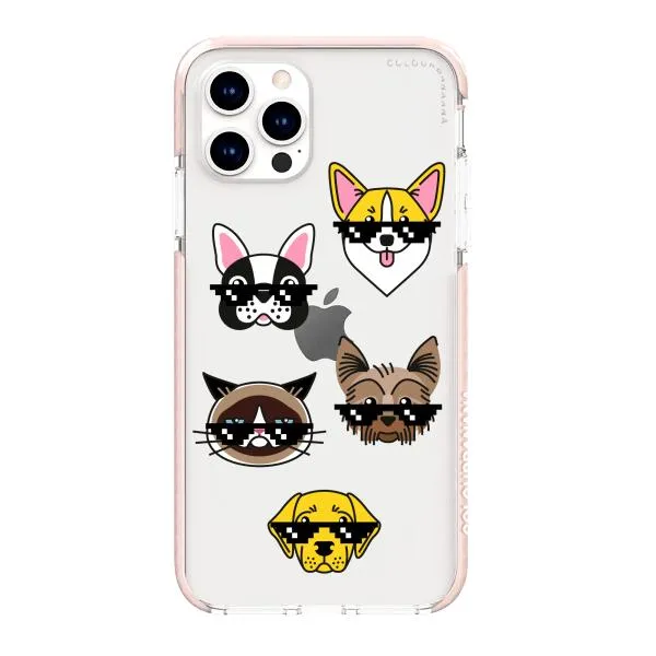 iPhone Case -  Dogs With Glasses