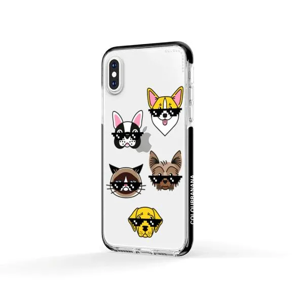 iPhone Case -  Dogs With Glasses
