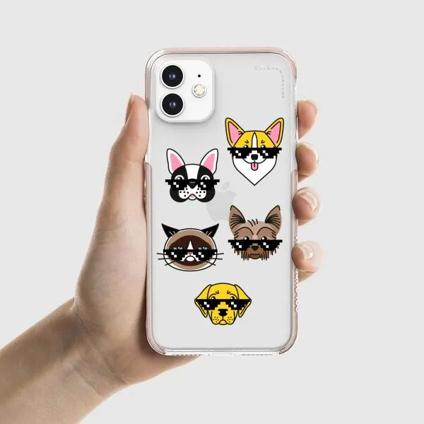 iPhone Case -  Dogs With Glasses