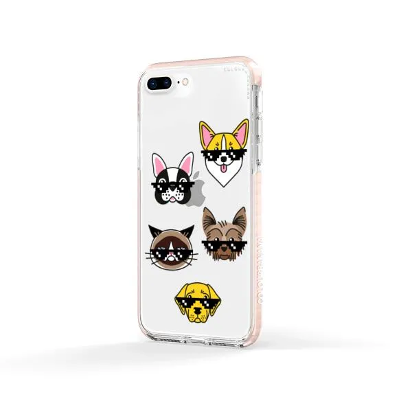 iPhone Case -  Dogs With Glasses