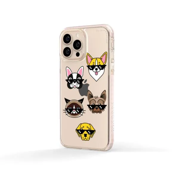 iPhone Case -  Dogs With Glasses