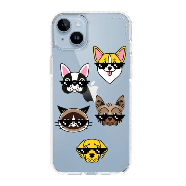 iPhone Case -  Dogs With Glasses