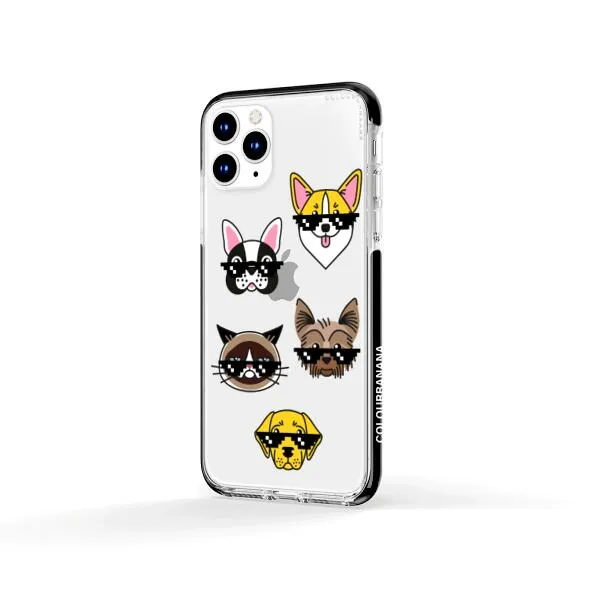 iPhone Case -  Dogs With Glasses