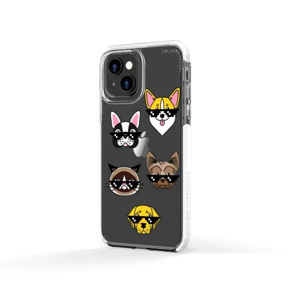 iPhone Case -  Dogs With Glasses