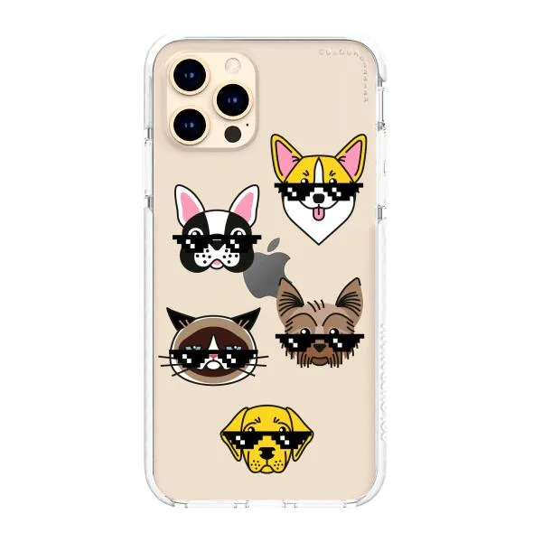 iPhone Case -  Dogs With Glasses