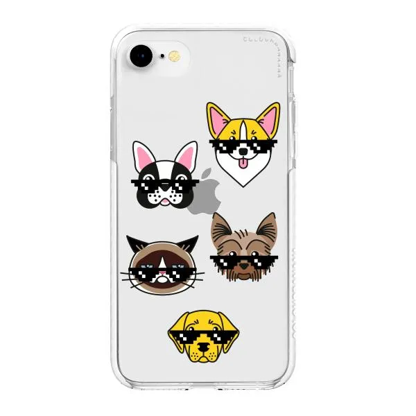 iPhone Case -  Dogs With Glasses
