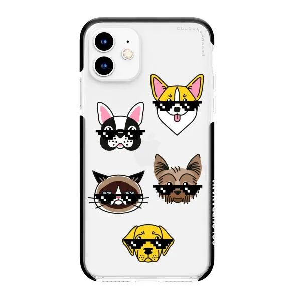 iPhone Case -  Dogs With Glasses