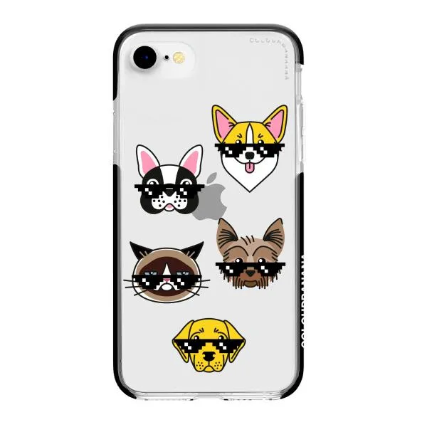 iPhone Case -  Dogs With Glasses