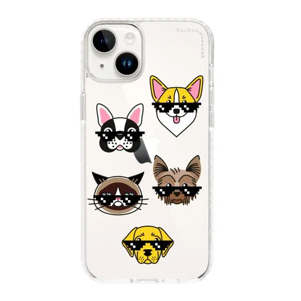 iPhone Case -  Dogs With Glasses