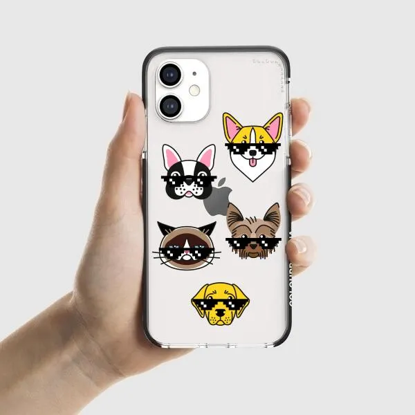 iPhone Case -  Dogs With Glasses