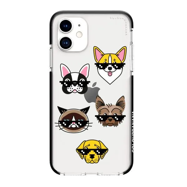 iPhone Case -  Dogs With Glasses