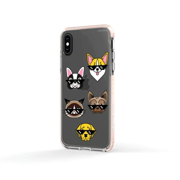 iPhone Case -  Dogs With Glasses