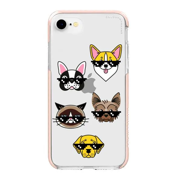 iPhone Case -  Dogs With Glasses
