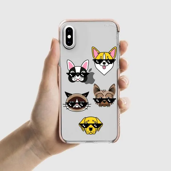 iPhone Case -  Dogs With Glasses
