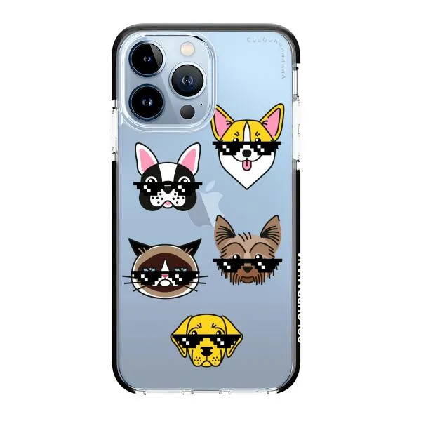 iPhone Case -  Dogs With Glasses