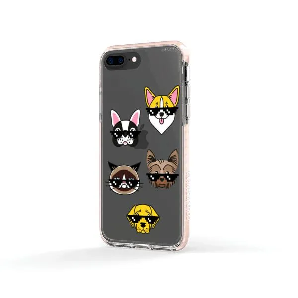 iPhone Case -  Dogs With Glasses