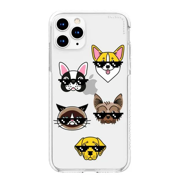 iPhone Case -  Dogs With Glasses