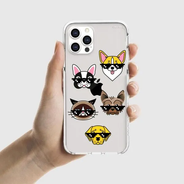 iPhone Case -  Dogs With Glasses