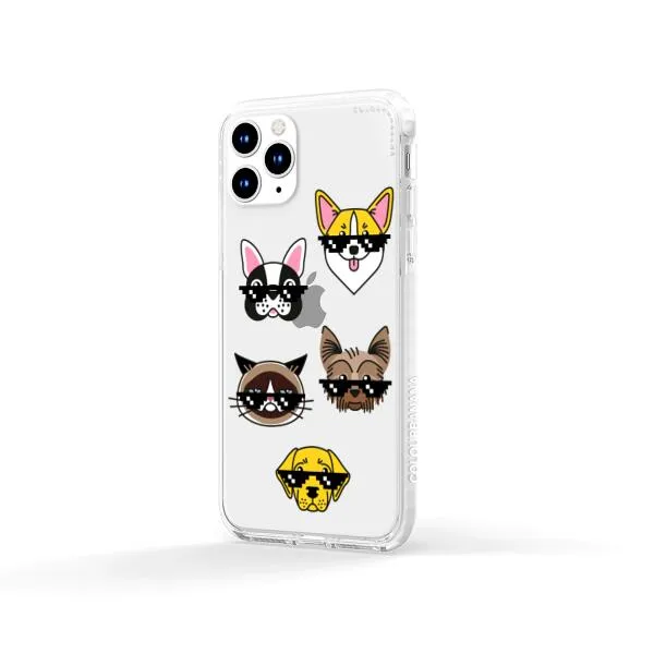iPhone Case -  Dogs With Glasses