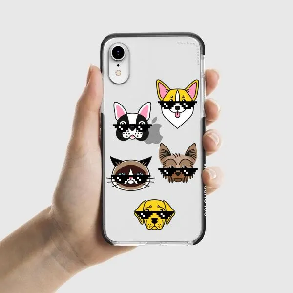 iPhone Case -  Dogs With Glasses