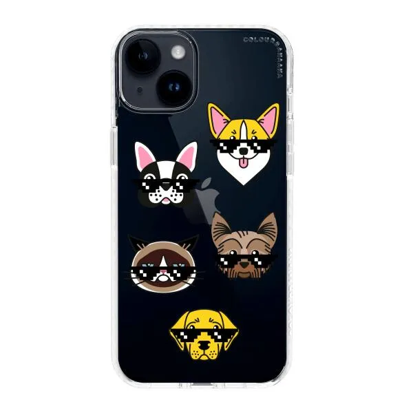 iPhone Case -  Dogs With Glasses