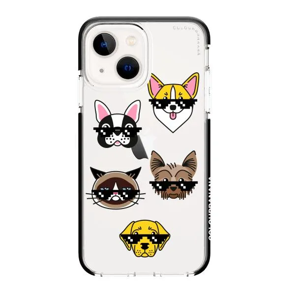 iPhone Case -  Dogs With Glasses