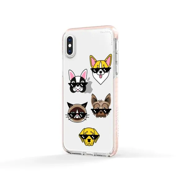 iPhone Case -  Dogs With Glasses